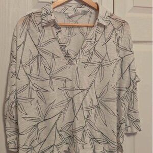 L Cynthia Rowley linen shirt